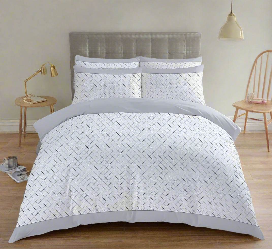 Teddy Fleece Zip Duvet Cover Set – Warm Winter Bedding – Thermal Quilt Cover in Solid Colours - BRIT DIAMOND