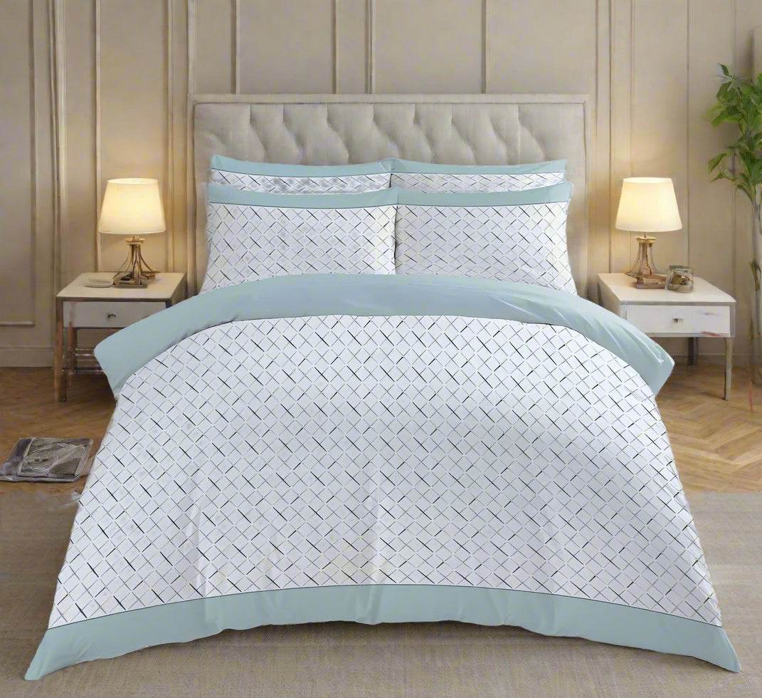 Teddy Fleece Zip Duvet Cover Set – Warm Winter Bedding – Thermal Quilt Cover in Solid Colours - BRIT DIAMOND