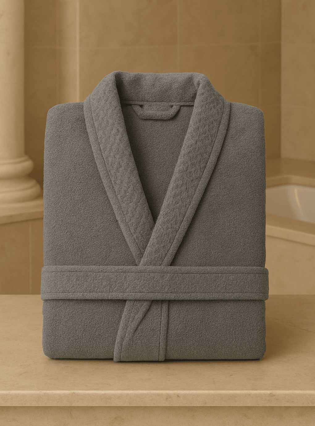 Kimono V-Neck Bathrobe | Lightweight V-Neck Spa Robe in Multiple Colors - BRIT DIAMOND