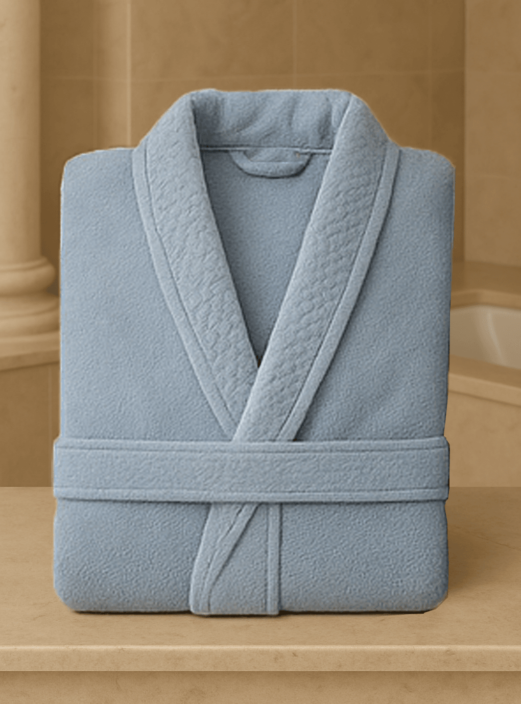 Kimono V-Neck Bathrobe | Lightweight V-Neck Spa Robe in Multiple Colors - BRIT DIAMOND
